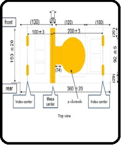 a1-2lee:1512nm laser diode chip NM3 Gas detec