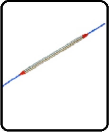 aa1-2:FBG fiber bragg grating sensor (steel tube package)-1533nm- 50cm