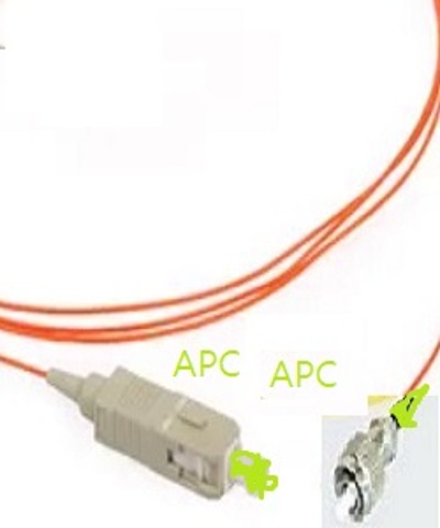 SCFC-MM-0.9-0.5 : 1심 멀티모드 SC-APC / FC-APC 점퍼코드 길이 3m-지름 0.9mm