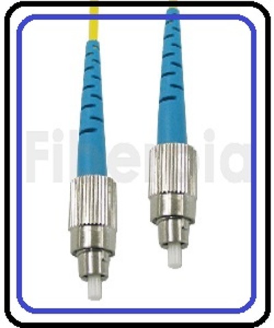 SM980 -FC-1: Single Mode Patch Cable, 980 - 1550 nm, FC/PC, Ø900um Ø3mm Jacket, 1 m Long
